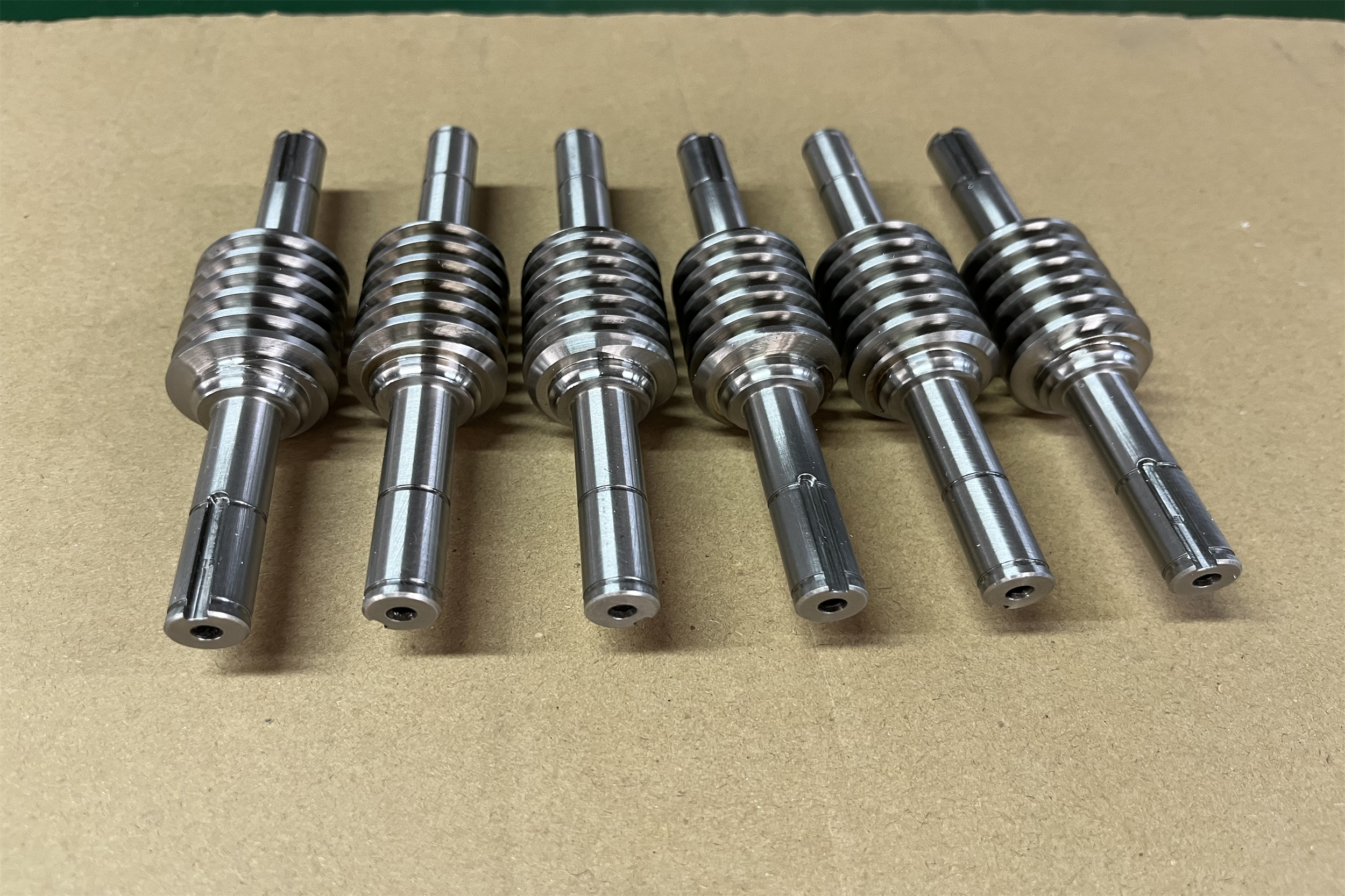 CNC turned part, worm gear image